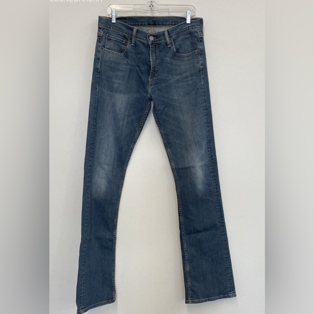 Levis 527 Mens Jeans 32x36 Blue Jean Slim Fit Bootcut Medium Wash Adult Pants